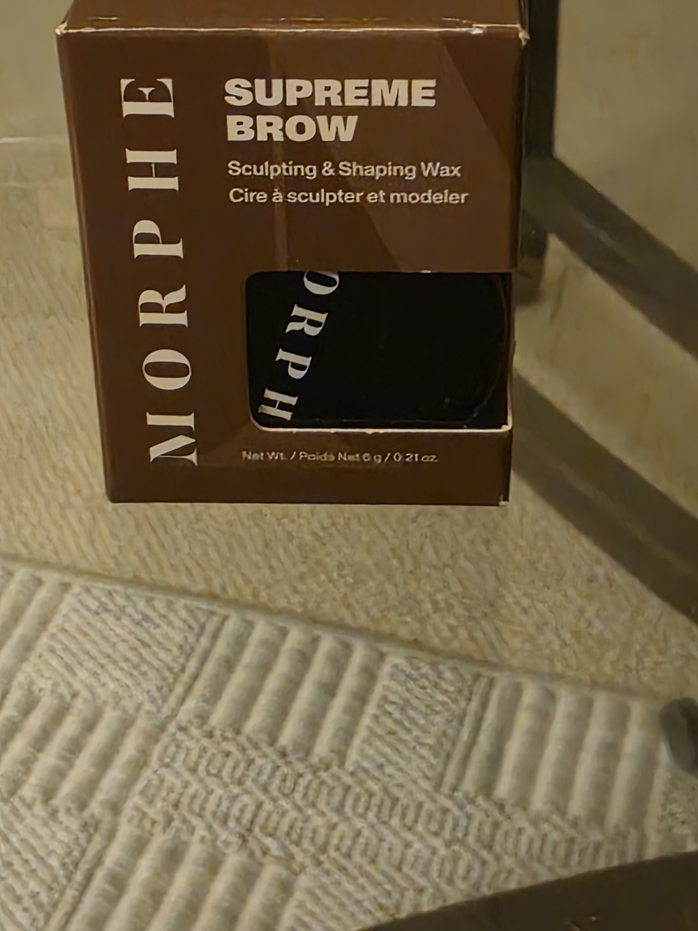 Morphe Supreme Brow Sculpting & Shaping Wax - Brown Packaging